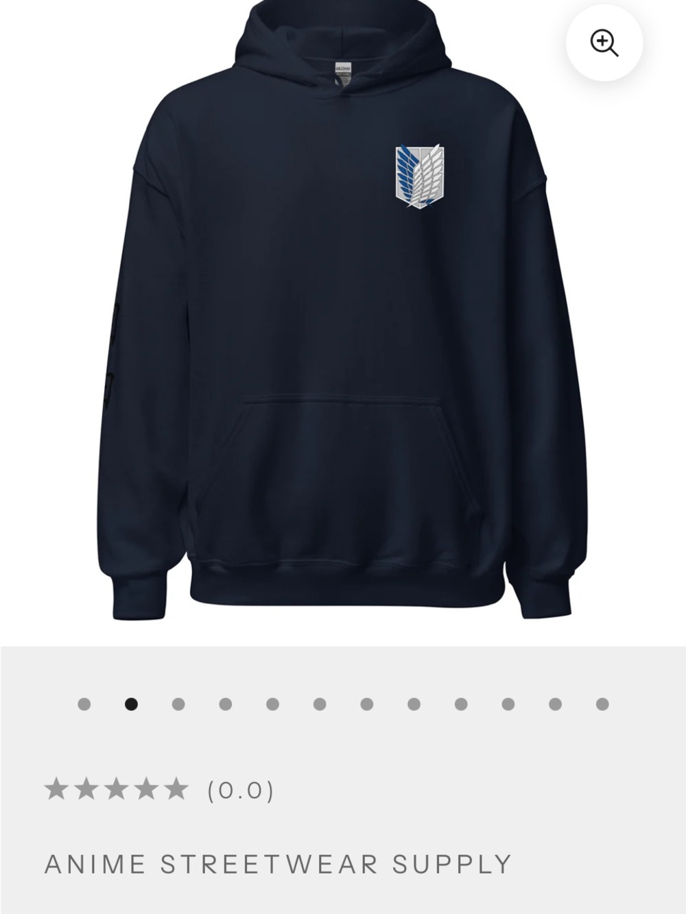 Anime ATTACK ON TITAN “WINGS OF FREEDOM” HOODIE